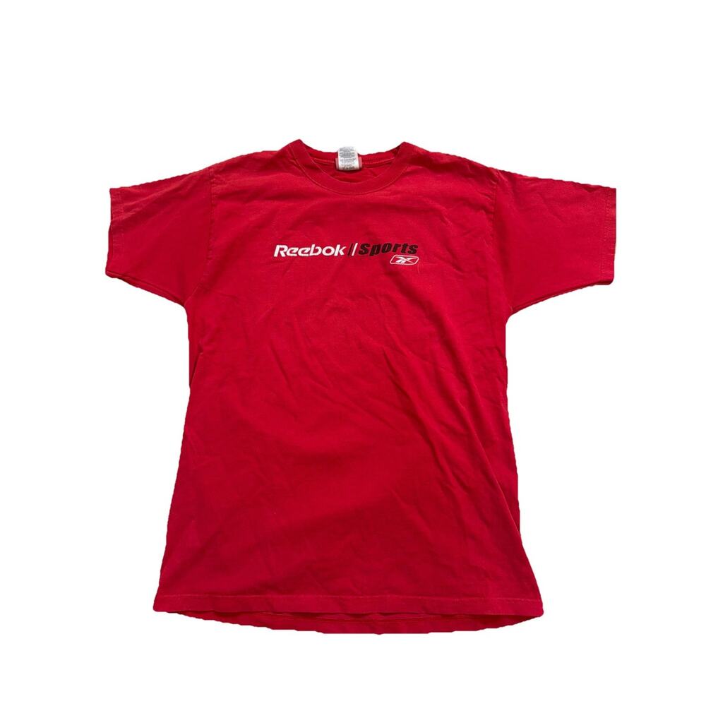 Vintage Reebok T shirt Red Center Logo 90s Sz XL Sports Y2K‎